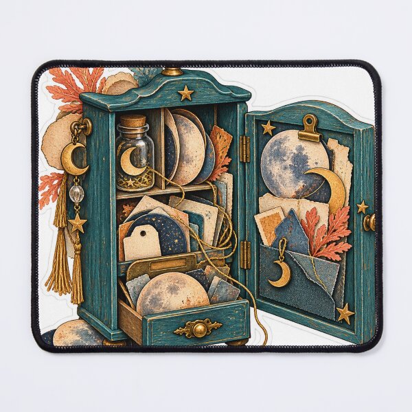 Item preview, Cabinet of Tiny Paper Moons designed and sold by GraphycoPublish.
