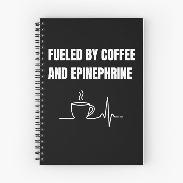 Item preview, Fueled by Coffee and Epinephrine - Paramedic EKG designed and sold by 9KYC4.
