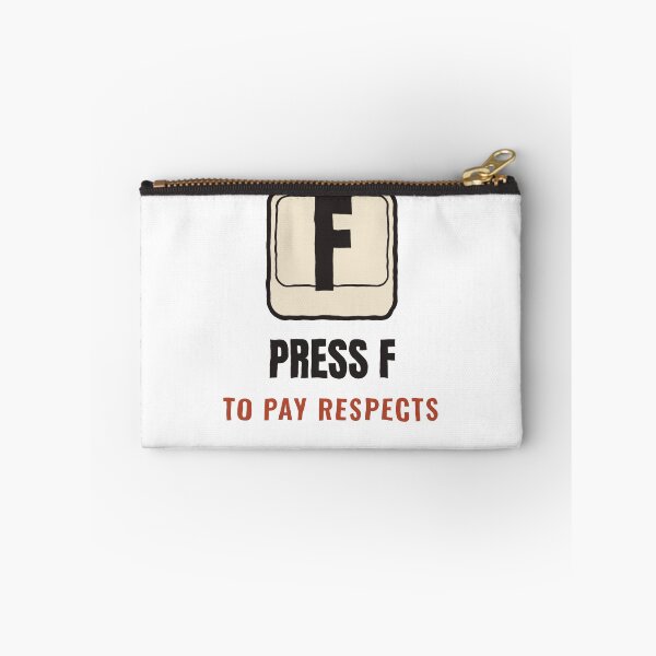 Item preview, Press F To Pay Respects - Funny Gaming Meme Gift designed and sold by NorrStudio.
