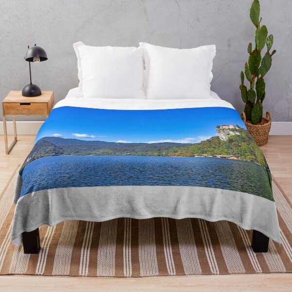 Item preview, Bled Castle on a steep cliff overlooking Lake Bled in Slovenia designed and sold by goceris.