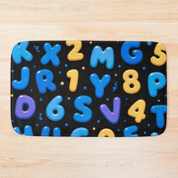 Item preview, Colorful 3D Alphabet & Numbers – Playful Learning Pattern designed and sold by IMuDesigner.