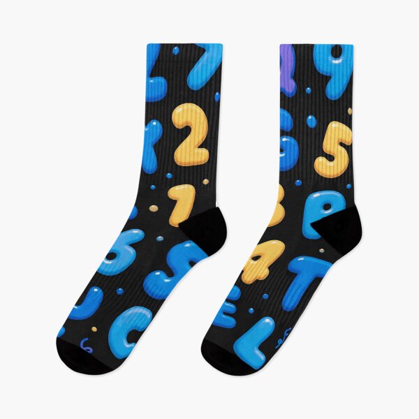 Item preview, Colorful 3D Alphabet & Numbers – Playful Learning Pattern designed and sold by IMuDesigner.