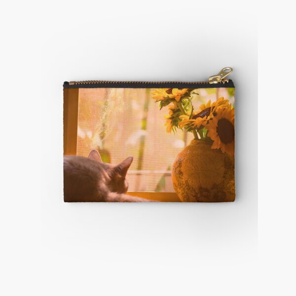 Item preview, Golden Hour Sunflower Cat designed and sold by Shambhavi_Studio.