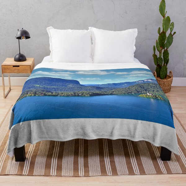 Item preview, Aerial view of Lake Bled with island church and mountain landscape designed and sold by goceris.