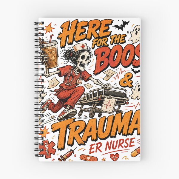 Item preview, Funny Emergency ER Nurse Halloween Spooky Season designed and sold by ice-apparel.