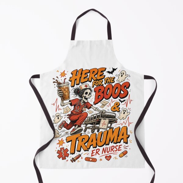 Item preview, Funny Emergency ER Nurse Halloween Spooky Season designed and sold by ice-apparel.