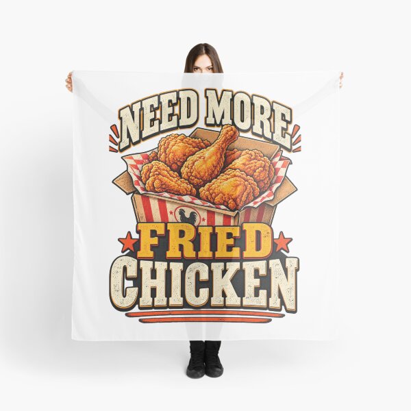 Item preview, Need More Fried Chicken Vintage Retro Americana Food Design designed and sold by DijaMar.