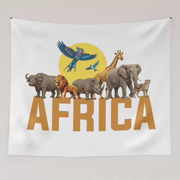 Item preview, African wildlife - visit Africa designed and sold by Wolagno.