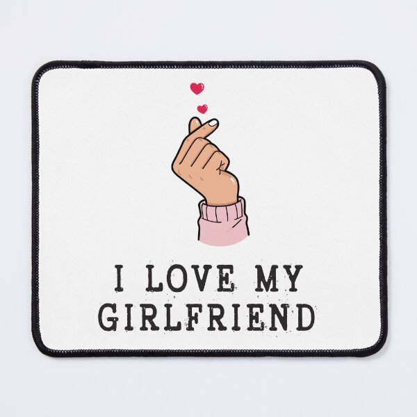 Item preview, I Love My GirlFriend - Korean Finger Heart designed and sold by FemmePod.