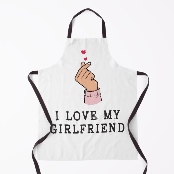 Item preview, I Love My GirlFriend - Korean Finger Heart designed and sold by FemmePod.