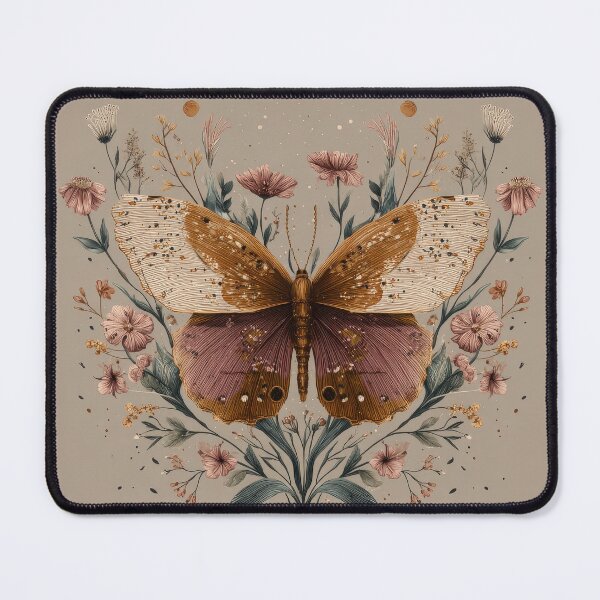 Item preview, Boho butterfly  – Cottagecore Botanical butterfly  for animal Lovers designed and sold by ArtFairy38.