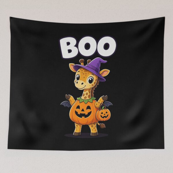 Item preview, Giraffe Boo Halloween designed and sold by TheEndDesign.