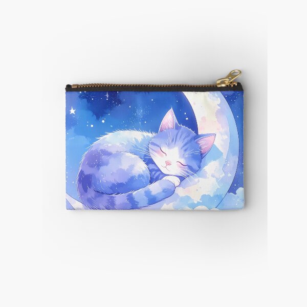 Item preview, Sleeping Cat on Crescent Moon designed and sold by BetweenForms.