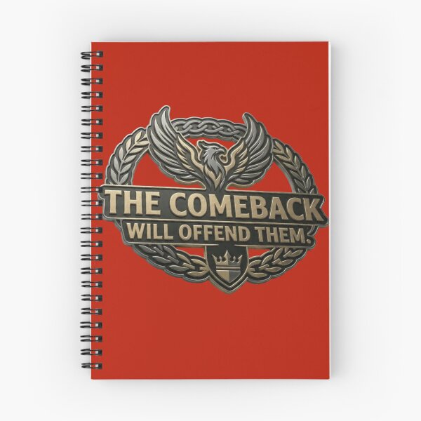Item preview, The Comeback Will Offend Them Metallic Phoenix Crest Sticker designed and sold by Scro-Ciob-Shop.