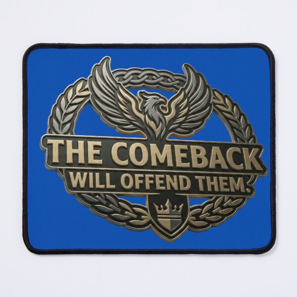 Item preview, The Comeback Will Offend Them Metallic Phoenix Crest Sticker designed and sold by Scro-Ciob-Shop.
