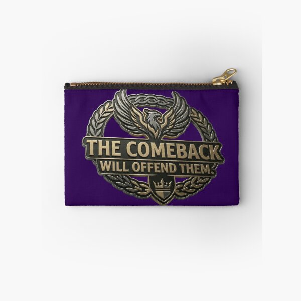 Item preview, The Comeback Will Offend Them Metallic Phoenix Crest Sticker designed and sold by Scro-Ciob-Shop.