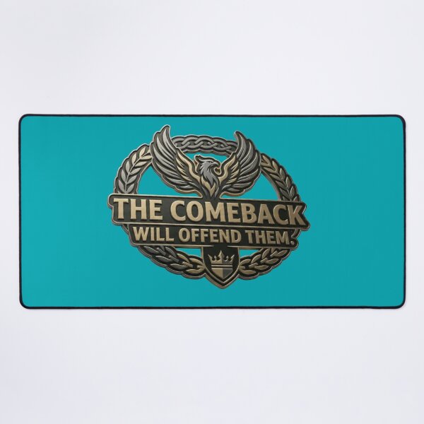 Item preview, The Comeback Will Offend Them Metallic Phoenix Crest Sticker designed and sold by Scro-Ciob-Shop.
