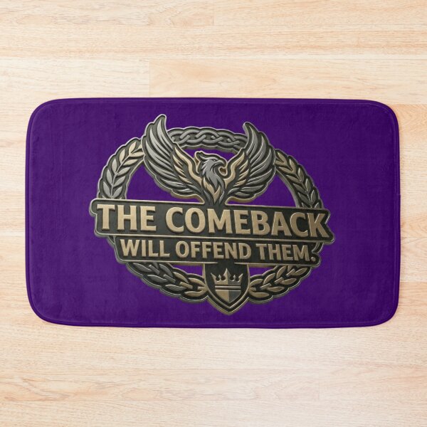 Item preview, The Comeback Will Offend Them Metallic Phoenix Crest Sticker designed and sold by Scro-Ciob-Shop.