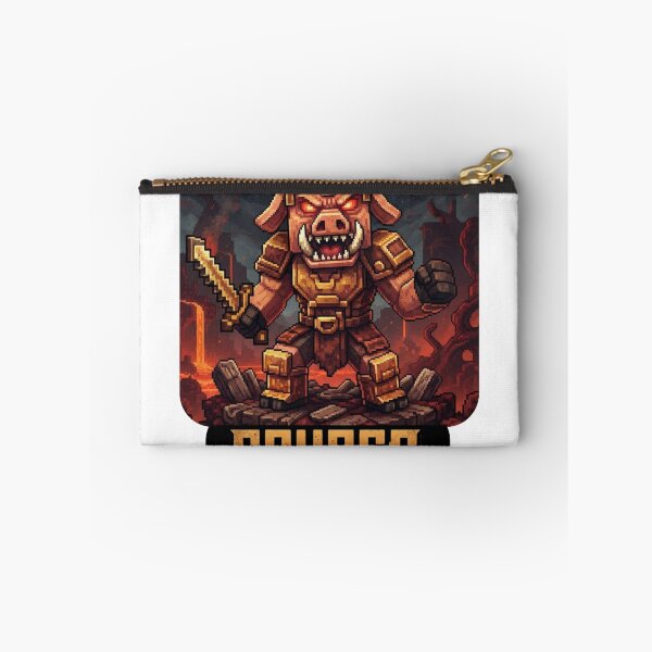 Item preview, Savage Nether Warrior Pixel Art Pig Armor Sword designed and sold by Pandora´s Box.