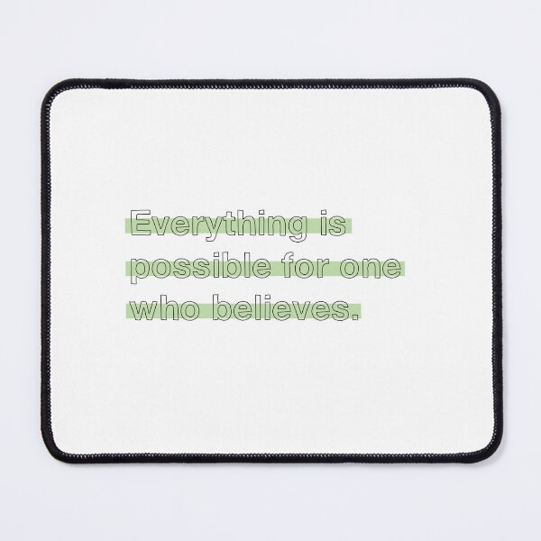 Item preview, Everything is possible for one who believes.. designed and sold by Truth Believer | Christian Quotes Bible Verse Aesthetic.