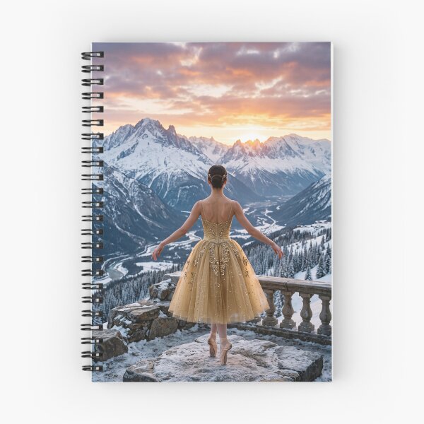 Item preview, ballet dancer in the mountains designed and sold by cutegiftcore.