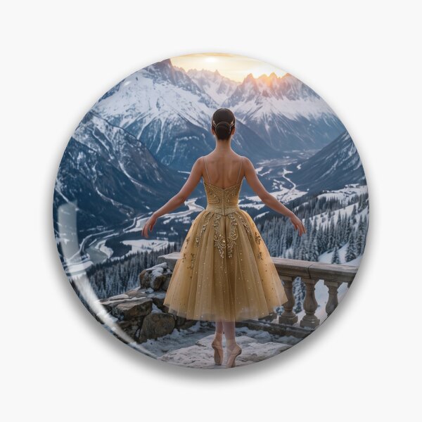 Artikelvorschau, Balletttänzerin in den Bergen entworfen und verkauft von cutegiftcore.