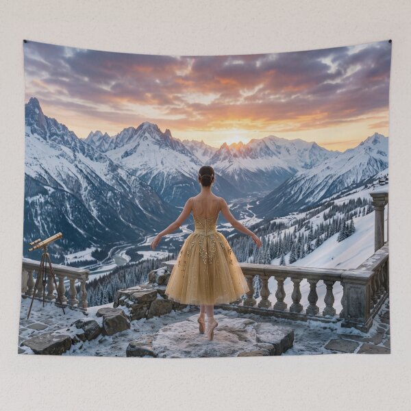 Item preview, ballet dancer in the mountains designed and sold by cutegiftcore.