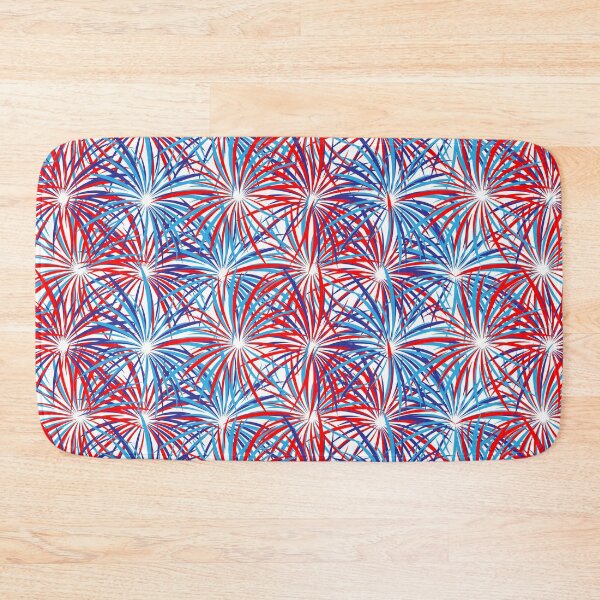 Item preview, Fireworks Design, Red White and Blue USA Fireworks Pattern designed and sold by bestggraphico.