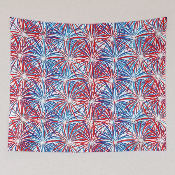 Item preview, Fireworks Design, Red White and Blue USA Fireworks Pattern designed and sold by bestggraphico.