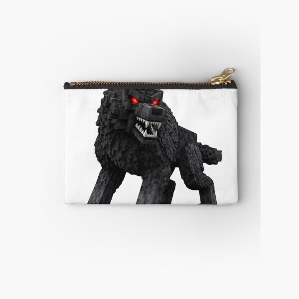 Item preview, Aggressive Pixel Wolf Glowing Red Eyes Voxel Beast designed and sold by Pandora´s Box.