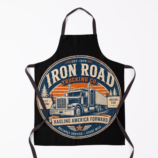 Item preview, Iron Road Trucking Co - Vintage Patriotic American Semi Truck designed and sold by Haque Designs.
