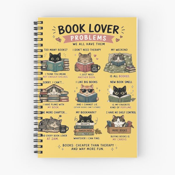 Item preview, Book Lover Problems Funny Meme – Cute Reading Humor for Bookworms designed and sold by Everleaf Studio.