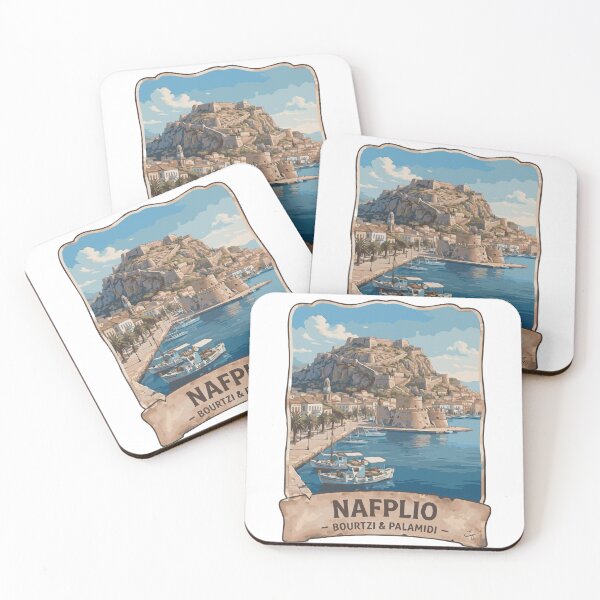 Item preview, Vintage Nafplio Bourtzi & Palamidi Travel designed and sold by CharaFei.Art.