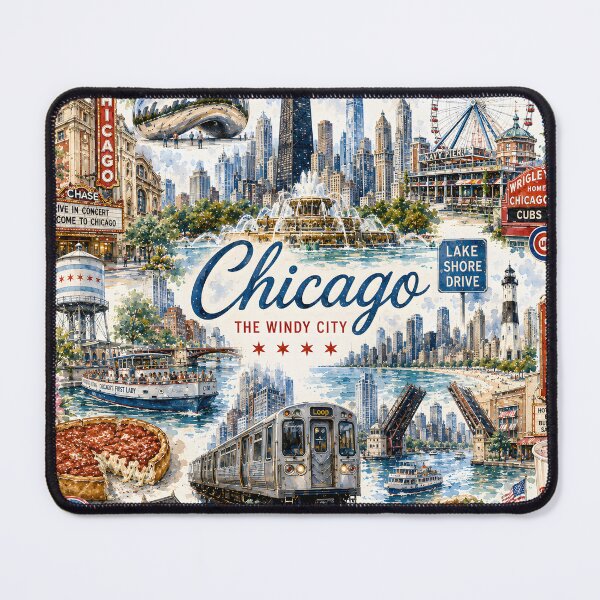 Item preview, Chicago Windy City Pattern designed and sold by TinyWeird.