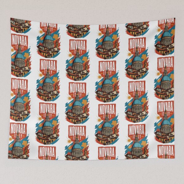 Item preview, Novara Italy Vintage Travel Tourism designed and sold by TravelersGems.