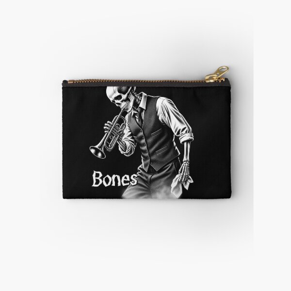 Item preview, Bones’ Cornet | Skeleton Jazz Musician designed and sold by BrokenCompassCo.