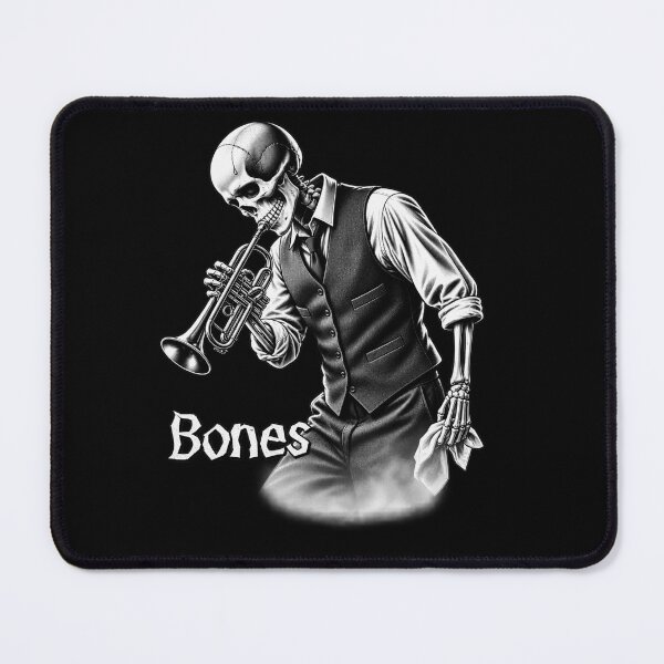 Item preview, Bones’ Cornet | Skeleton Jazz Musician designed and sold by BrokenCompassCo.