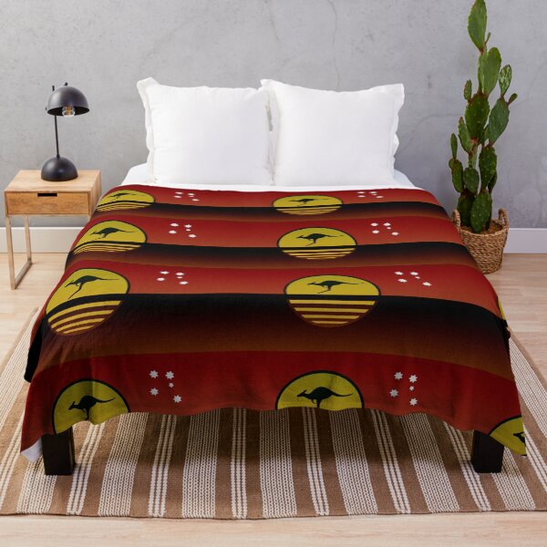 Item preview, Aussie Kangaroo Sun Design. Ochre. Art designed and sold by Kangaroo Sun.