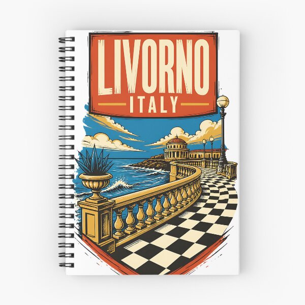 Item preview, Livorno Italy Vintage Travel Tourism designed and sold by TravelersGems.