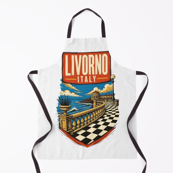 Item preview, Livorno Italy Vintage Travel Tourism designed and sold by TravelersGems.