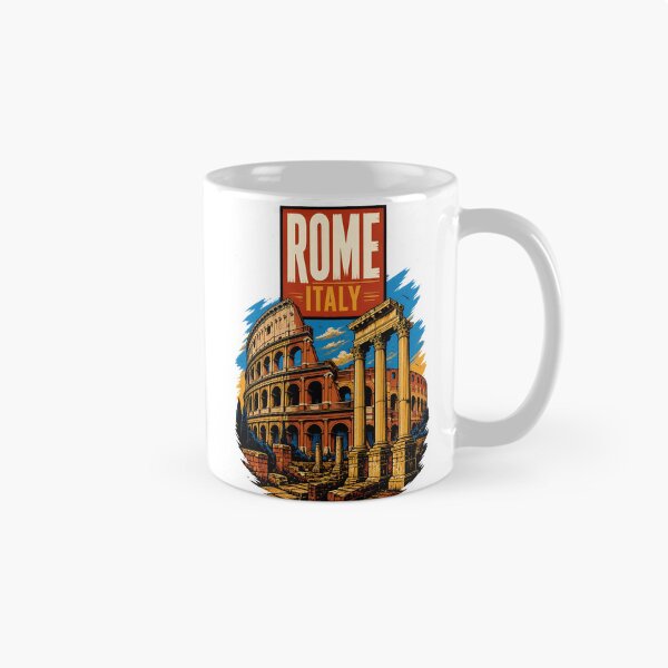 Item preview, Rome Italy Vintage Travel Tourism designed and sold by TravelersGems.