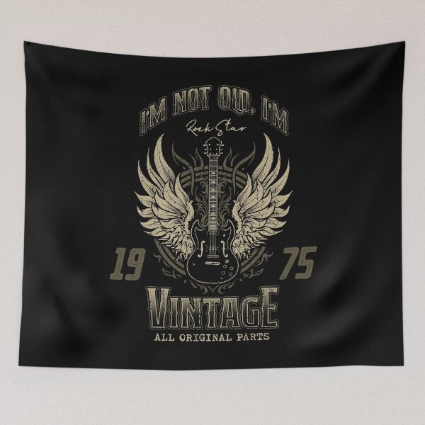 Item preview, I'm Not Old I'm Vintage Retro 1975 Guitar Player designed and sold by JRRTs.