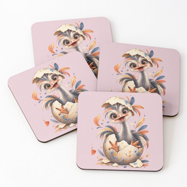 Item preview, Cute Baby Ostrich Hatching designed and sold by PrintGo26.