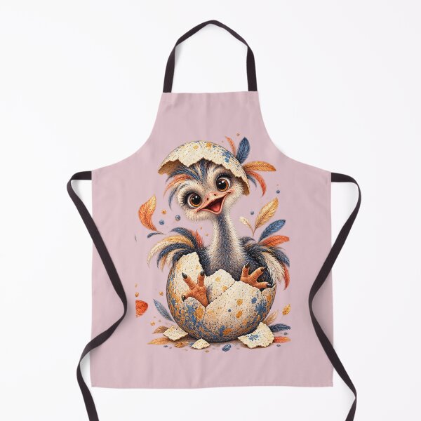 Item preview, Cute Baby Ostrich Hatching designed and sold by PrintGo26.