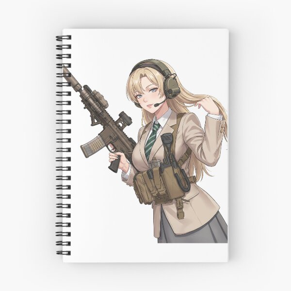 Item preview, Tactical School Girl - Anime Special Ops designed and sold by RAWLIFEGRAPHIC.