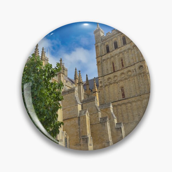 Item preview, Exeter Cathedral Historic Architecture - Fine Art Devon Landmark Print designed and sold by leonwoods.