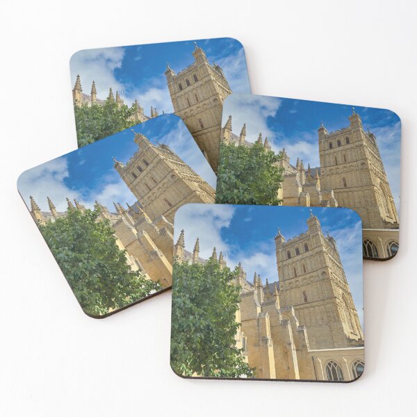Item preview, Exeter Cathedral Historic Architecture - Fine Art Devon Landmark Print designed and sold by leonwoods.