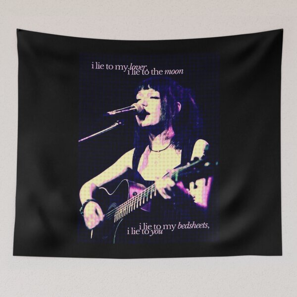 Item preview, Under the Moon's Confession | Indie Acoustic Singer Poster Design designed and sold by Vivshot.