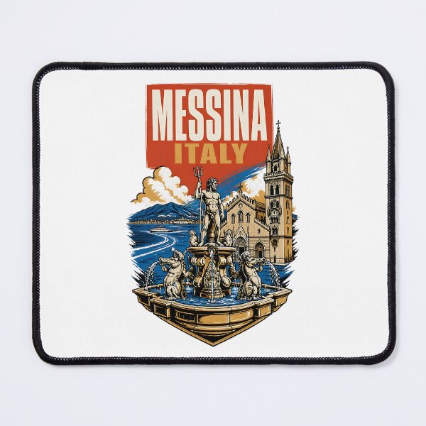 Item preview, Messina Italy Vintage Travel Tourism designed and sold by TravelersGems.