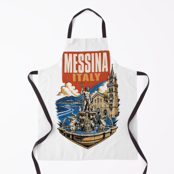 Item preview, Messina Italy Vintage Travel Tourism designed and sold by TravelersGems.